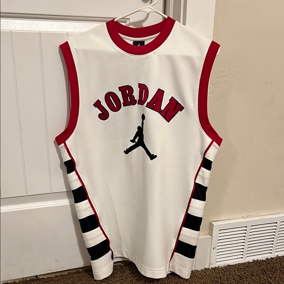 Jordan Other - Jordan Sleeveless Basketball Jersey - White and Red